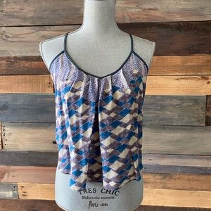 Urban Outfitters printed spaghetti strap top small